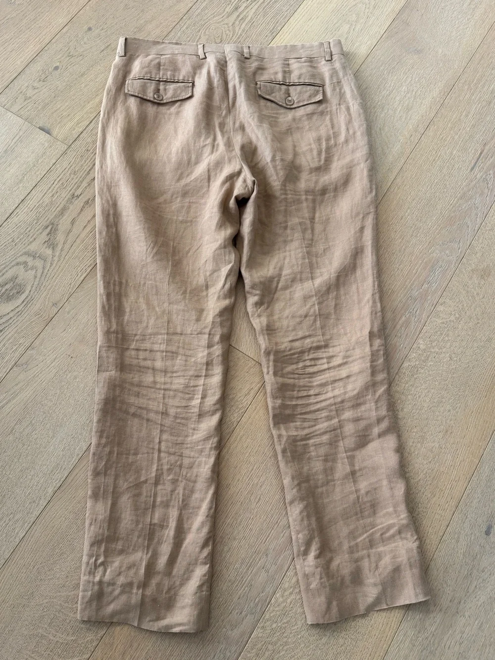 Cigar Couture Men 100% Linen Trousers Pants Size 34